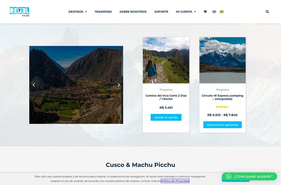 Site Rebel Viajes